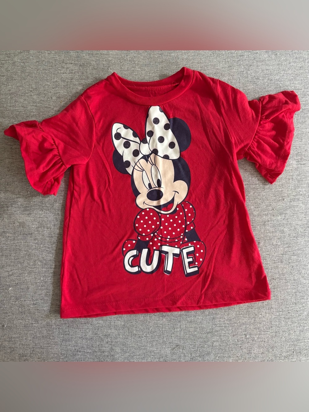 Disney Minnie Mouse Red Kids Shirt - 4T